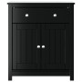 BERG bathroom cabinet solid black pine wood 69.5x34x80 cm by , Bathroom furniture - Ref: Foro24-358543, Price: 145,99 €, Disc...