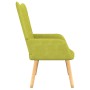 Silla de relajación con taburete de tela verde de , Sillones - Ref: Foro24-327539, Precio: 129,32 €, Descuento: %