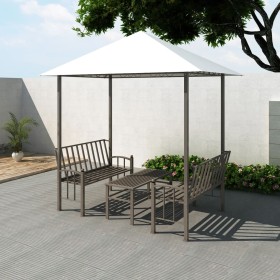 Pérgola de jardín con mesa y bancos 2,5x1,5x2,4 m de vidaXL, Carpas y cenadores - Ref: Foro24-43218, Precio: 237,99 €, Descue...