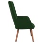 Silla de relajación de terciopelo verde oscuro de , Sillones - Ref: Foro24-327657, Precio: 100,99 €, Descuento: %