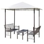 Gartenpergola mit Tisch und Bänken 2,5x1,5x2,4 m von vidaXL, Zelte und Pavillons - Ref: Foro24-43218, Preis: 237,99 €, Rabatt: %