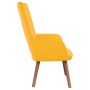 Mustard yellow velvet recliner by , Armchairs - Ref: Foro24-327662, Price: 97,99 €, Discount: %