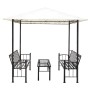 Garden pergola with table and benches 2.5x1.5x2.4 m by vidaXL, Tents and gazebos - Ref: Foro24-43218, Price: 237,99 €, Discou...