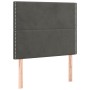 Headboards 2 units of dark gray velvet 90x5x78/88 cm by , Headboards and footboards - Ref: Foro24-3116229, Price: 69,64 €, Di...