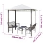 Garden pergola with table and benches 2.5x1.5x2.4 m by vidaXL, Tents and gazebos - Ref: Foro24-43218, Price: 237,99 €, Discou...