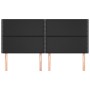 Headboards 4 units of black synthetic leather 80x5x78/88 cm by , Headboards and footboards - Ref: Foro24-3116288, Price: 104,...