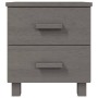 HAMAR nightstands 2 pcs solid pine light gray 40x35x44.5 cm by vidaXL, Nightstands - Ref: Foro24-340411, Price: 96,40 €, Disc...