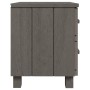 HAMAR nightstands 2 pcs solid pine light gray 40x35x44.5 cm by vidaXL, Nightstands - Ref: Foro24-340411, Price: 96,40 €, Disc...