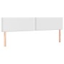 Headboard with LED white synthetic leather 160x5x78/88 cm by , Headboards and footboards - Ref: Foro24-3121569, Price: 70,97 ...