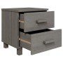 HAMAR nightstands 2 pcs solid pine light gray 40x35x44.5 cm by vidaXL, Nightstands - Ref: Foro24-340411, Price: 96,40 €, Disc...