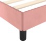 Estructura de cama con cabecero de terciopelo rosa 90x200 cm de , Camas y somieres - Ref: Foro24-3125677, Precio: 164,17 €, D...