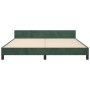 Estructura cama con cabecero terciopelo verde oscuro 180x200 cm de , Camas y somieres - Ref: Foro24-3125711, Precio: 258,99 €...