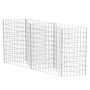 Gabion wall basket galvanized steel 120x30x100 cm by vidaXL, fence panels - Ref: Foro24-142539, Price: 58,72 €, Discount: %