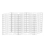 Gabion wall basket galvanized steel 120x30x100 cm by vidaXL, fence panels - Ref: Foro24-142539, Price: 58,72 €, Discount: %