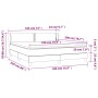 Boxspringbett mit dunkelgrauer Samtmatratze 180x200 cm von , Betten und Lattenroste - Ref: Foro24-3127446, Preis: 541,37 €, R...