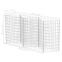 Gabion wall basket galvanized steel 120x30x100 cm by vidaXL, fence panels - Ref: Foro24-142539, Price: 58,72 €, Discount: %