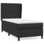 Cama box spring con colchón cuero sintético negro 90x190 cm de , Camas y somieres - Ref: Foro24-3128949, Precio: 345,12 €, De...