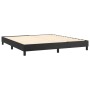 Cama box spring con colchón cuero sintético negro 180x200 cm de , Camas y somieres - Ref: Foro24-3130733, Precio: 549,56 €, D...