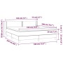 Box spring bed with pink velvet mattress 180x200 cm by , Beds and slatted bases - Ref: Foro24-3130918, Price: 508,99 €, Disco...