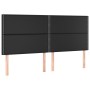 Cama box spring colchón y LED cuero sintético negro 180x200 cm de , Camas y somieres - Ref: Foro24-3135897, Precio: 620,26 €,...