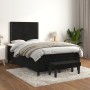 Cama box spring con colchón terciopelo negro 120x200 cm de , Camas y somieres - Ref: Foro24-3137775, Precio: 438,58 €, Descue...