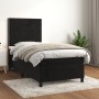 Cama box spring con colchón terciopelo negro 100x200 cm de , Camas y somieres - Ref: Foro24-3142949, Precio: 342,60 €, Descue...