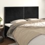 Headboards 4 units of black velvet 100x5x78/88 cm by , Headboards and footboards - Ref: Foro24-3116260, Price: 130,99 €, Disc...