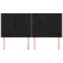 Headboards 4 units of black velvet 100x5x78/88 cm by , Headboards and footboards - Ref: Foro24-3116260, Price: 130,99 €, Disc...