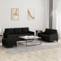 Set Sofas mit Kissen 3 Stück schwarzer Stoff von , Sofas - Ref: Foro24-3201472, Preis: 598,79 €, Rabatt: %