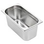 Gastronorm trays 4 units GN 1/3 150 mm stainless steel by , Buckets for steam tables - Ref: Foro24-50896, Price: 51,13 €, Dis...