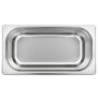 Gastronorm trays 4 units GN 1/3 150 mm stainless steel by , Buckets for steam tables - Ref: Foro24-50896, Price: 51,13 €, Dis...