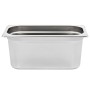 Gastronorm trays 4 units GN 1/3 150 mm stainless steel by , Buckets for steam tables - Ref: Foro24-50896, Price: 51,13 €, Dis...