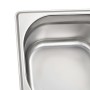 Gastronorm trays 12 units GN 1/6 100 mm stainless steel by , Buckets for steam tables - Ref: Foro24-50907, Price: 78,80 €, Di...