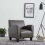 Gray synthetic leather armchair by , Armchairs - Ref: Foro24-248619, Price: 212,68 €, Discount: %