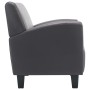 Sillón de cuero sintético gris de , Sillones - Ref: Foro24-248619, Precio: 212,68 €, Descuento: %