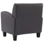 Gray synthetic leather armchair by , Armchairs - Ref: Foro24-248619, Price: 212,68 €, Discount: %