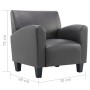 Gray synthetic leather armchair by , Armchairs - Ref: Foro24-248619, Price: 212,68 €, Discount: %