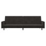 Dark gray velvet 2-seater sofa bed by vidaXL, Sofas - Ref: Foro24-337311, Price: 221,99 €, Discount: %