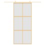 Goldene Schiebetür ESG Glas Aluminium 90x205cm von , Türen für zu Hause - Ref: Foro24-155158, Preis: 168,19 €, Rabatt: %