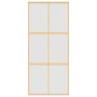 Goldene Schiebetür ESG Glas Aluminium 90x205cm von , Türen für zu Hause - Ref: Foro24-155158, Preis: 168,19 €, Rabatt: %