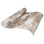 Non-woven 3D wallpaper with brown brick pattern 10x0.53 m by , Painted paper - Ref: Foro24-353405, Price: 18,99 €, Discount: %