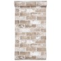 Non-woven 3D wallpaper with brown brick pattern 10x0.53 m by , Painted paper - Ref: Foro24-353405, Price: 18,99 €, Discount: %