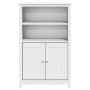 Mueble de baño BERG madera maciza de pino blanco 69,5x34x110 cm de , Muebles de baño - Ref: Foro24-358546, Precio: 157,14 €, ...