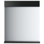 Bathroom mirror with shelf BERG solid wood black 60x12x70cm by , Mirrors - Ref: Foro24-358559, Price: 46,99 €, Discount: %