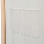 Cream-colored fabric room divider with 3 panels, measuring 120x170x4 cm. by vidaXL, Room dividers - Ref: Foro24-42975, Price:...