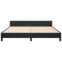 Bed frame with black velvet headboard 180x200 cm by , Beds and slatted bases - Ref: Foro24-3125710, Price: 266,62 €, Discount: %