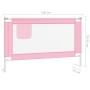 Safety railing child's bed pink fabric 120x25 cm by , Safety railings - Ref: Foro24-10200, Price: 39,20 €, Discount: %