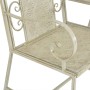 2-seater garden bench white steel 161 cm by vidaXL, garden benches - Ref: Foro24-43147, Price: 203,95 €, Discount: %