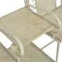 2-seater garden bench white steel 161 cm by vidaXL, garden benches - Ref: Foro24-43147, Price: 203,95 €, Discount: %