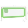 Barandilla de seguridad cama de niño verde tela 190x25 cm de , Barandillas de seguridad - Ref: Foro24-10196, Precio: 54,40 €,...